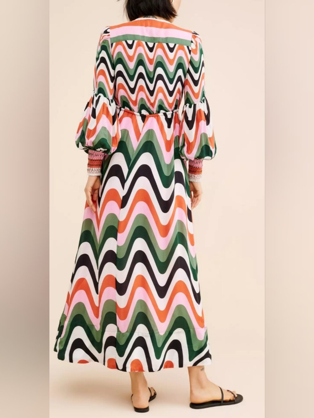 Farm Rio Wave Gradient Maxi Dress - Picture 2 of 6